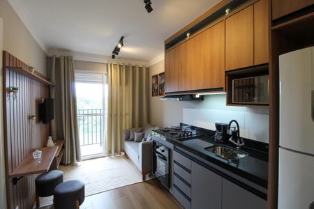 Cozinha de apartamento para alugar com 1 quarto, 25m² em Vila Butantã, São Paulo