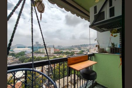 Varanda da Sala de apartamento para alugar com 2 quartos, 62m² em Praça da Bandeira, Rio de Janeiro
