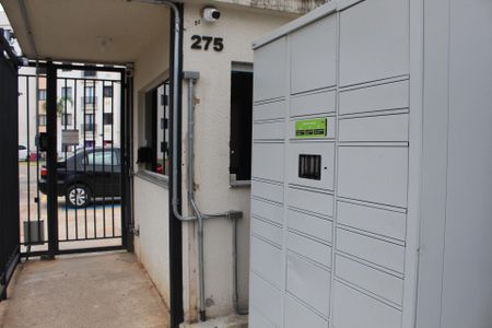 Apartamento para alugar com 44m², 2 quartos e sem vagaFachada e portaria