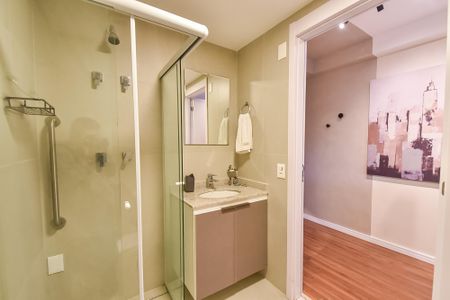 Studio à venda com 30m², 1 quarto e sem vaga Studio à venda com 30m², 1 quarto e sem vagaBanheiro