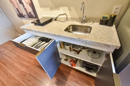 Studio à venda com 30m², 1 quarto e sem vaga Studio à venda com 30m², 1 quarto e sem vagaCozinha