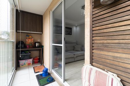 Varanda da Sala de apartamento à venda com 3 quartos, 68m² em Jardim Celeste, São Paulo