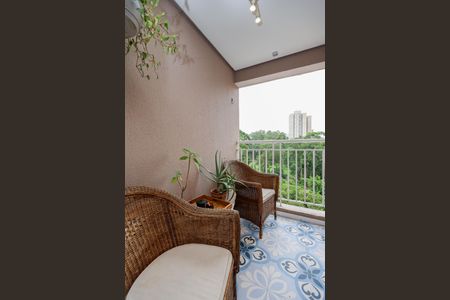 Varanda da Sala de apartamento para alugar com 2 quartos, 58m² em Vila Sonia do Taboao, Taboão da Serra