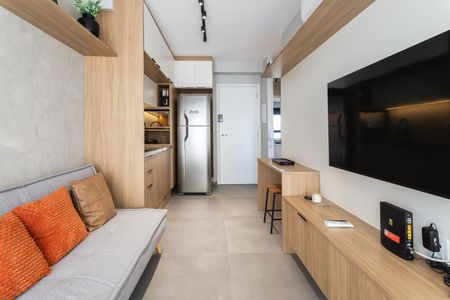Sala de apartamento para alugar com 1 quarto, 29m² em Pinheiros, São Paulo