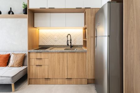 Apartamento à venda com 29m², 1 quarto e sem vagaCozinha