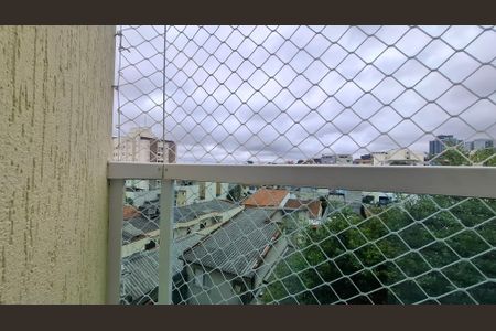 Varanda Quarto 1 suíte de apartamento à venda com 2 quartos, 55m² em Vila Camilópolis, Santo André