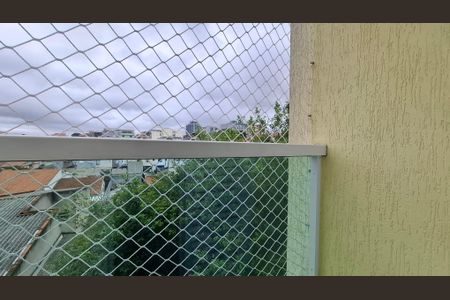 Varanda Quarto 1 suíte de apartamento à venda com 2 quartos, 55m² em Vila Camilópolis, Santo André