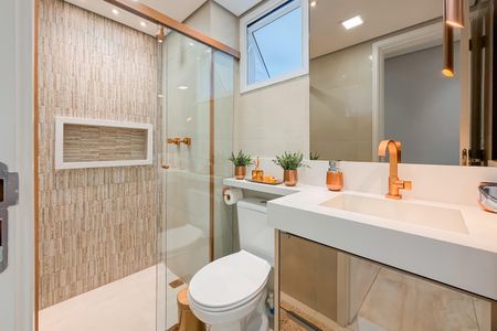 Apartamento à venda com 61m², 2 quartos e 1 vaga Apartamento à venda com 61m², 2 quartos e 1 vagaBanheiro Social