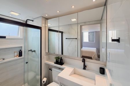 Apartamento à venda com 61m², 2 quartos e 1 vaga Apartamento à venda com 61m², 2 quartos e 1 vagaBanheiro da Suíte