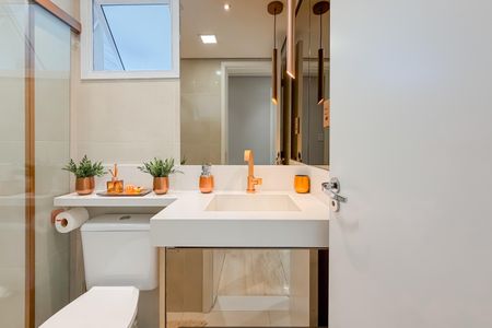 Apartamento à venda com 61m², 2 quartos e 1 vaga Apartamento à venda com 61m², 2 quartos e 1 vagaBanheiro Social