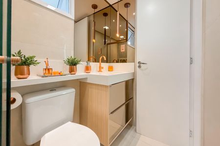 Apartamento à venda com 61m², 2 quartos e 1 vaga Apartamento à venda com 61m², 2 quartos e 1 vagaBanheiro Social