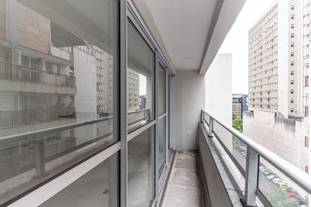 Varanda do Studio de kitnet/studio à venda com 1 quarto, 30m² em Centro Histórico de São Paulo, São Paulo