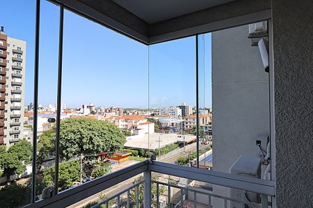 Sacada da Sala de apartamento à venda com 2 quartos, 66m² em Passo D’areia, Porto Alegre
