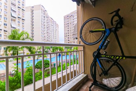 Varanda da Sala de apartamento para alugar com 3 quartos, 65m² em Cachambi, Rio de Janeiro