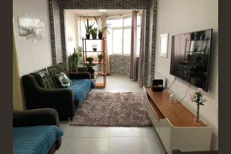 Sala de apartamento para alugar com 2 quartos, 80m² em Boa Vista, São Vicente