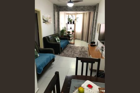 Sala de apartamento para alugar com 2 quartos, 80m² em Boa Vista, São Vicente