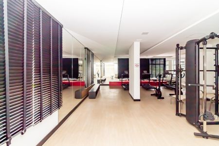 Apartamento para alugar com 42m², 1 quarto e 1 vaga Apartamento para alugar com 42m², 1 quarto e 1 vagaAcademia