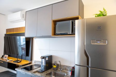 Studio para alugar com 23m², 1 quarto e 1 vagaCozinha Armários 