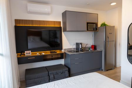 Studio para alugar com 23m², 1 quarto e 1 vagaCozinha do estúdio