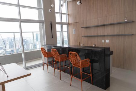 Studio para alugar com 23m², 1 quarto e 1 vagaCozinha - Espaço de festas