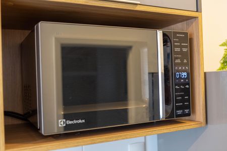 Cozinha - Microndas  de kitnet/studio à venda com 1 quarto, 23m² em Butantã, São Paulo