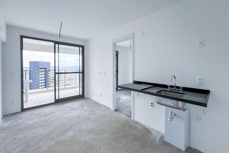 Sala/Cozinha de apartamento à venda com 1 quarto, 39m² em Sumaré, São Paulo