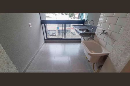 Apartamento à venda com 37m², 2 quartos e 1 vagaCozinha e Área de Serviço