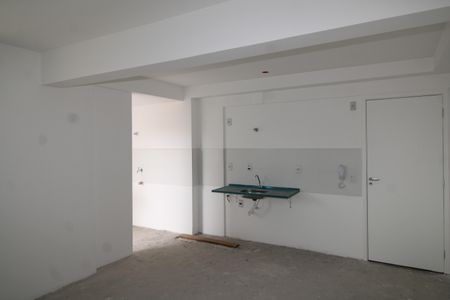 Sala / Cozinha de apartamento à venda com 1 quarto, 37m² em Piqueri, São Paulo