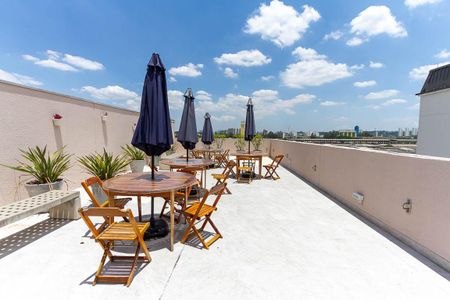 Apartamento para alugar com 34m², 1 quarto e sem vagaChurrasqueira - Rooftop