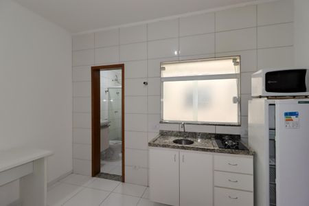 Quarto e Cozinha de kitnet/studio para alugar com 1 quarto, 20m² em Vila Sao Pedro, Santo André