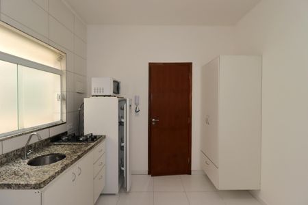 Quarto e Cozinha de kitnet/studio para alugar com 1 quarto, 20m² em Vila Sao Pedro, Santo André