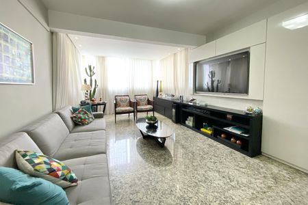 Sala de apartamento à venda com 4 quartos, 127m² em Serra, Belo Horizonte