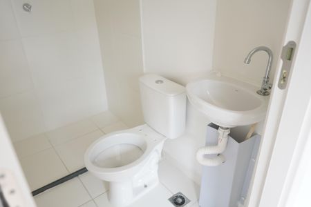 Banheiro de kitnet/studio à venda com 1 quarto, 17m² em Mooca, São Paulo