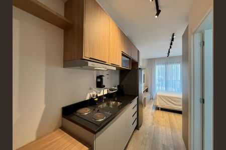 Studio à venda com 24m², 1 quarto e sem vagaCozinha 