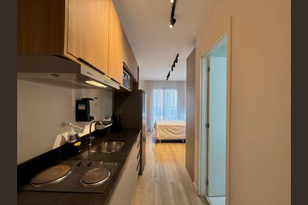 Studio à venda com 24m², 1 quarto e sem vagaCozinha 