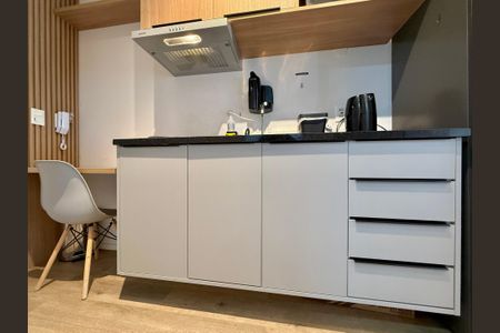 Studio à venda com 24m², 1 quarto e sem vagaCozinha 