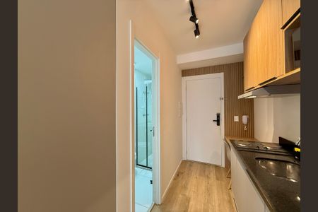 Studio à venda com 24m², 1 quarto e sem vagaCozinha 