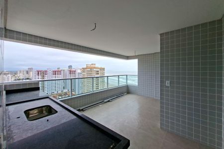 Sacada da Sala de apartamento para alugar com 2 quartos, 83m² em Vilamar, Praia Grande