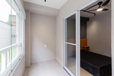 Varanda de apartamento para alugar com 1 quarto, 25m² em Brooklin Paulista, São Paulo