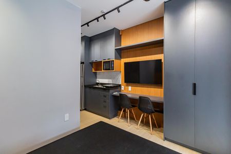 Apartamento para alugar com 25m², 1 quarto e sem vaga Apartamento para alugar com 25m², 1 quarto e sem vagaSala/Quarto