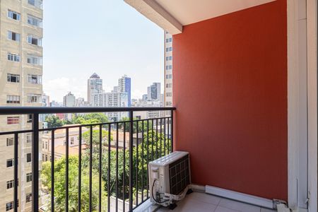 Studio para alugar com 24m², 1 quarto e sem vaga Studio para alugar com 24m², 1 quarto e sem vagaVaranda do Quarto