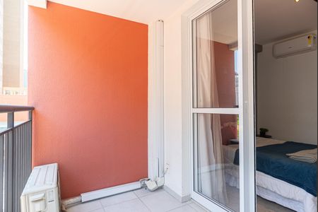 Studio para alugar com 24m², 1 quarto e sem vaga Studio para alugar com 24m², 1 quarto e sem vagaVaranda do Quarto