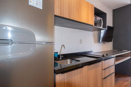 Studio para alugar com 24m², 1 quarto e sem vaga Studio para alugar com 24m², 1 quarto e sem vagaCozinha