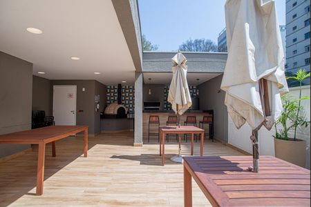 Studio para alugar com 24m², 1 quarto e sem vaga Studio para alugar com 24m², 1 quarto e sem vagaÁrea comum - Área da Churrasqueira