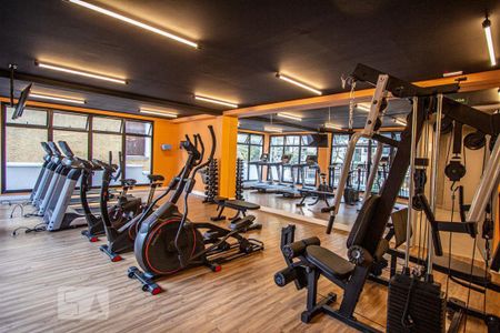 Studio para alugar com 24m², 1 quarto e sem vaga Studio para alugar com 24m², 1 quarto e sem vagaÁrea comum - Academia