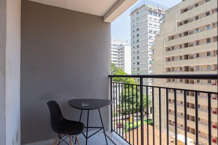 Varanda do Quarto de kitnet/studio para alugar com 1 quarto, 24m² em Consolação, São Paulo