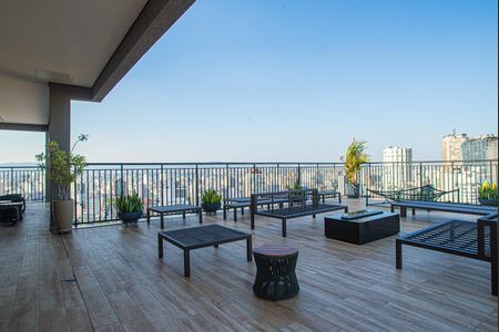 Studio para alugar com 24m², 1 quarto e sem vaga Studio para alugar com 24m², 1 quarto e sem vagaÁrea comum - Terraço