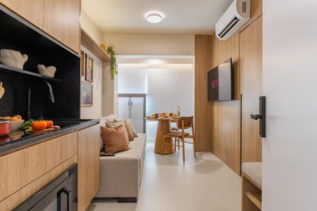 Studio para alugar com 24m², 1 quarto e sem vagaCozinha