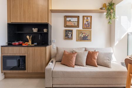 Studio para alugar com 24m², 1 quarto e sem vagaSala