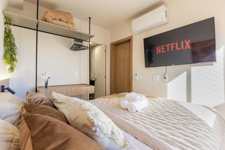 Studio para alugar com 24m², 1 quarto e sem vagaQuarto